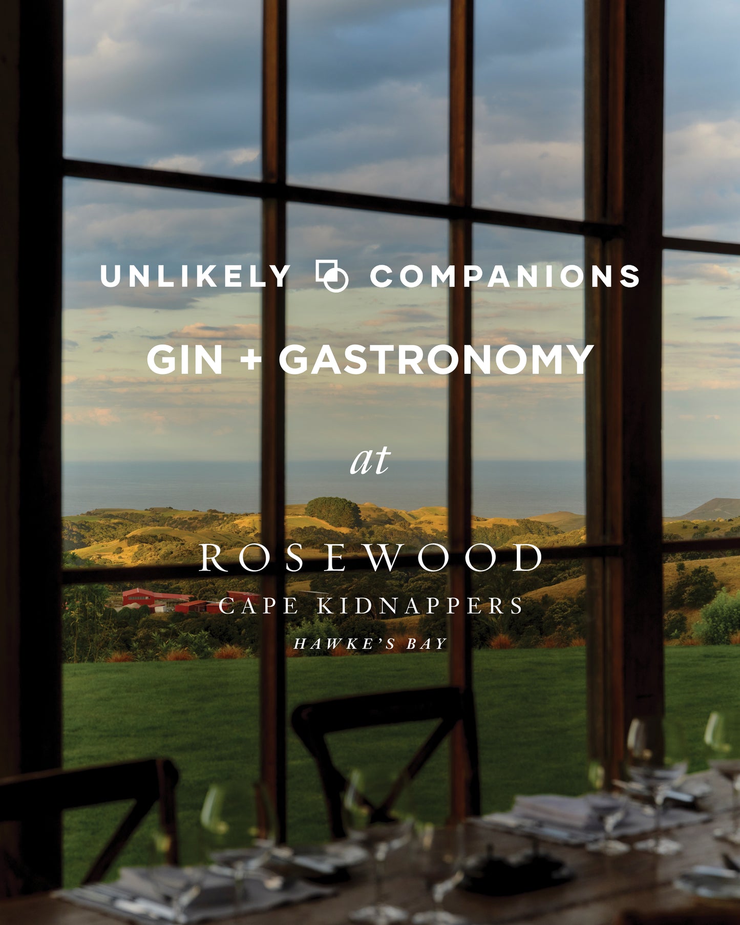 SOLD OUT | Gin + Gastronomy at Rosewood Cape Kidnappers
